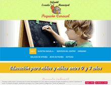 Tablet Screenshot of eipequenocaracol.com